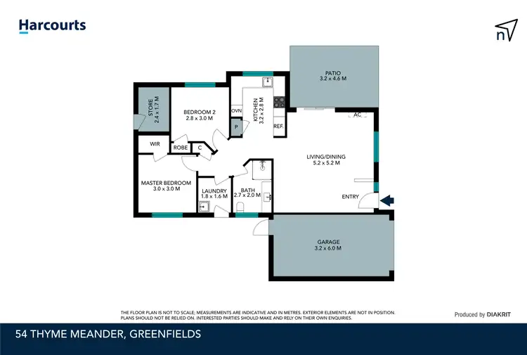 Floorplan of Homely house listing, 54 Thyme Meander, Greenfields WA 6210