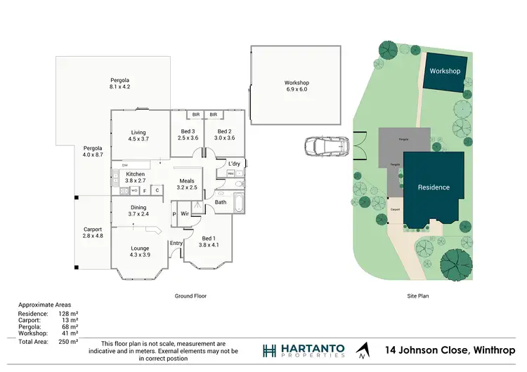 Floorplan of Homely house listing, 14 Johnson Close, Winthrop WA 6150