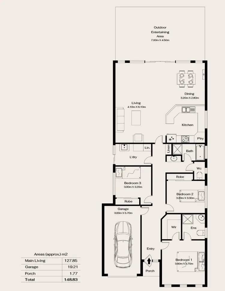 Floorplan of Homely house listing, 5 Maple Leaf Court, Munno Para West SA 5115