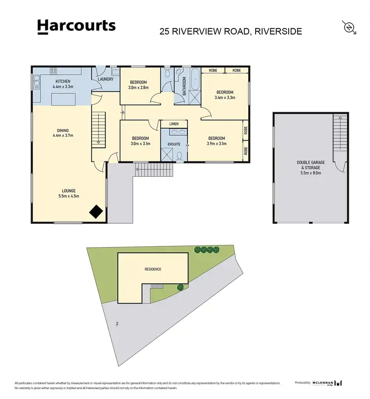 Floorplan of Homely house listing, 25 Riverview Road, Riverside TAS 7250