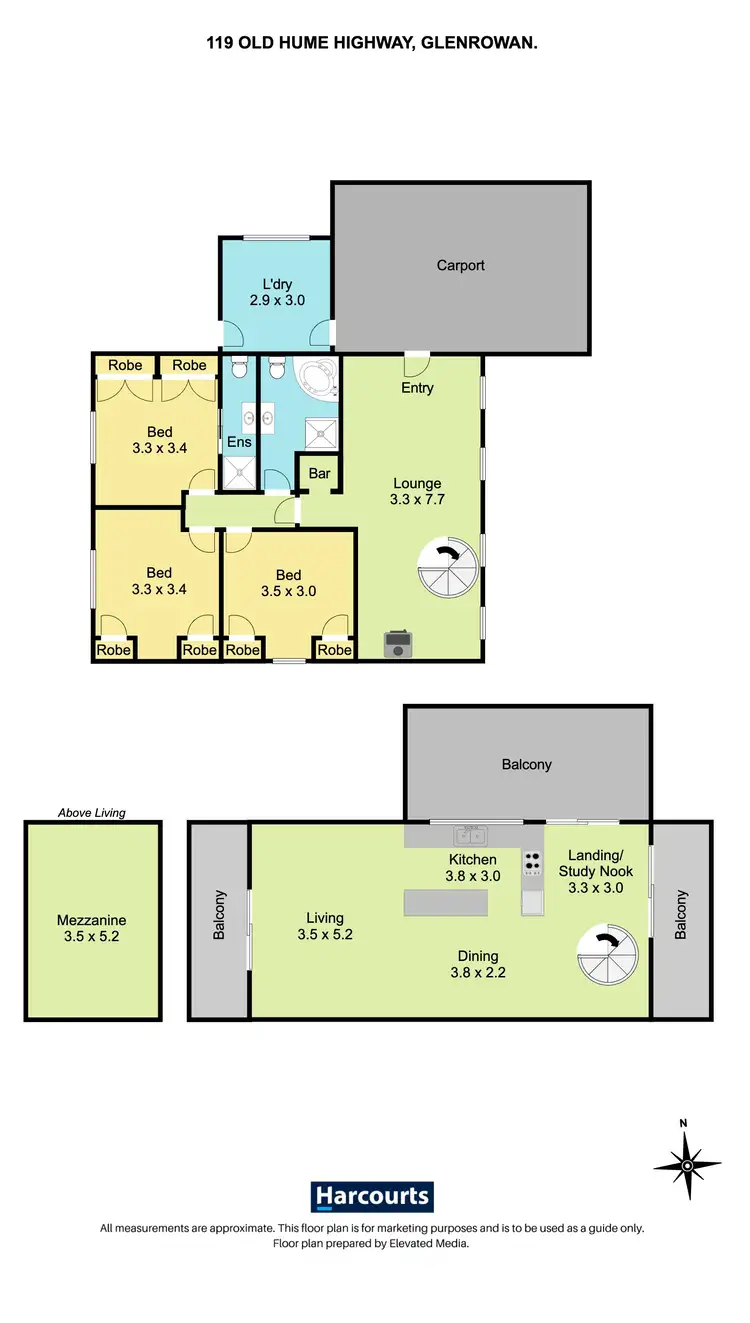 Floorplan of Homely house listing, 119 Old Hume Highway, Glenrowan VIC 3675