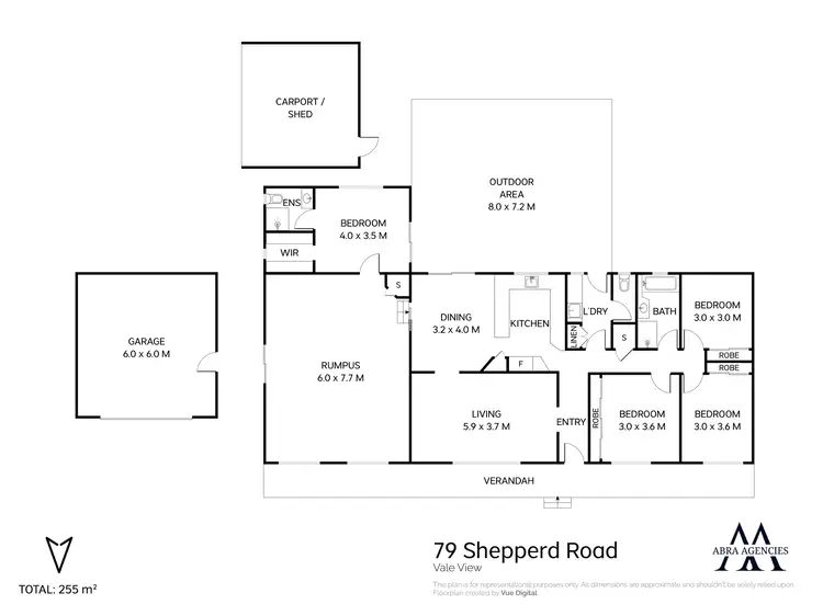 Floorplan of Homely house listing, 79 Shepperd Road, Vale View QLD 4352