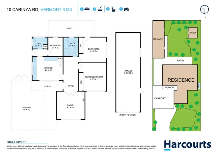 Floorplan of Homely house listing, 10 Carinya Road, Vermont VIC 3133