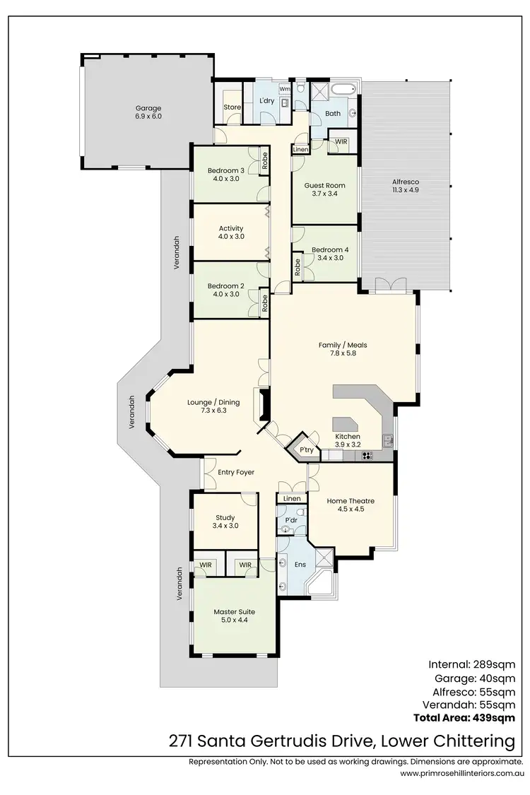 Floorplan of Homely house listing, 271 Santa Gertrudis Drive, Lower Chittering WA 6084