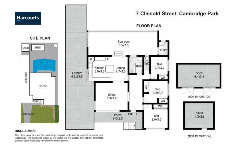 Floorplan of Homely house listing, 7 Clissold Street, Cambridge Park NSW 2747