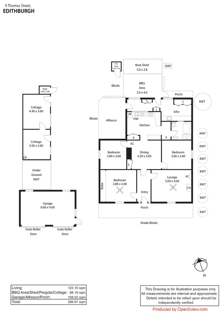 Floorplan of Homely house listing, 9 Thomas Street, Edithburgh SA 5583