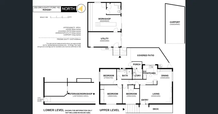 Floorplan of Homely house listing, 200 Droughty Point Road, Rokeby TAS 7019