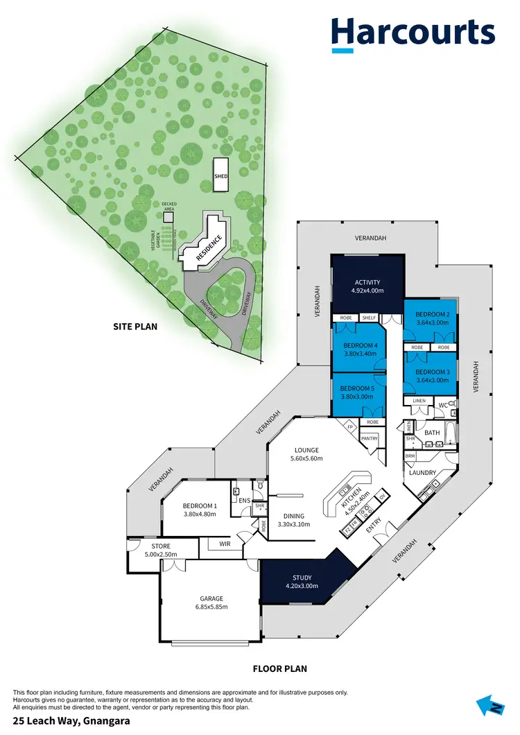 Floorplan of Homely house listing, 25 Leach Way, Gnangara WA 6077