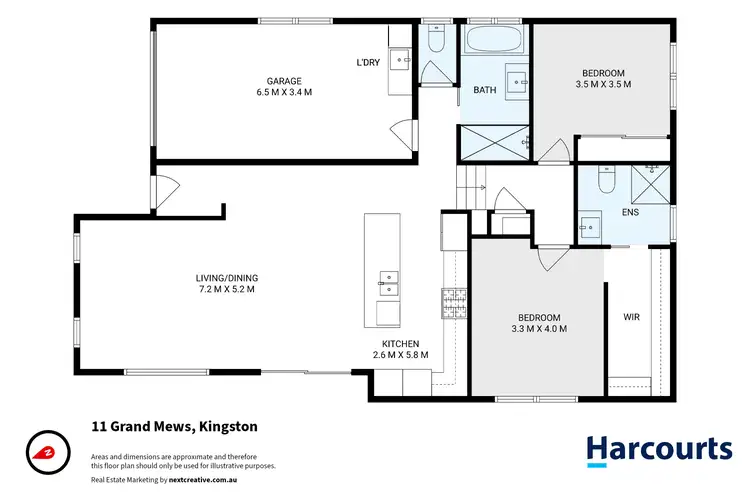 Floorplan of Homely house listing, 11 Grand Mews, Kingston TAS 7050