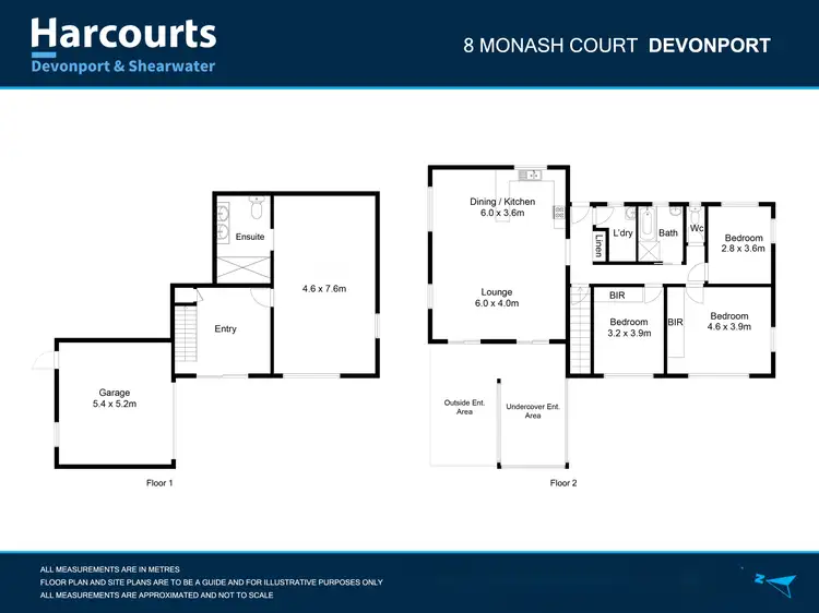 Floorplan of Homely house listing, 8 Monash Court, Devonport TAS 7310