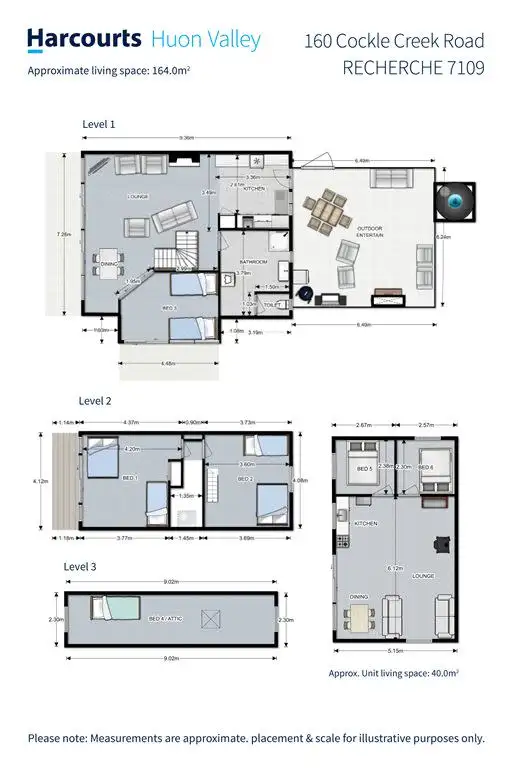 Floorplan of Homely house listing, 160 Cockle Creek Road, Recherche TAS 7109