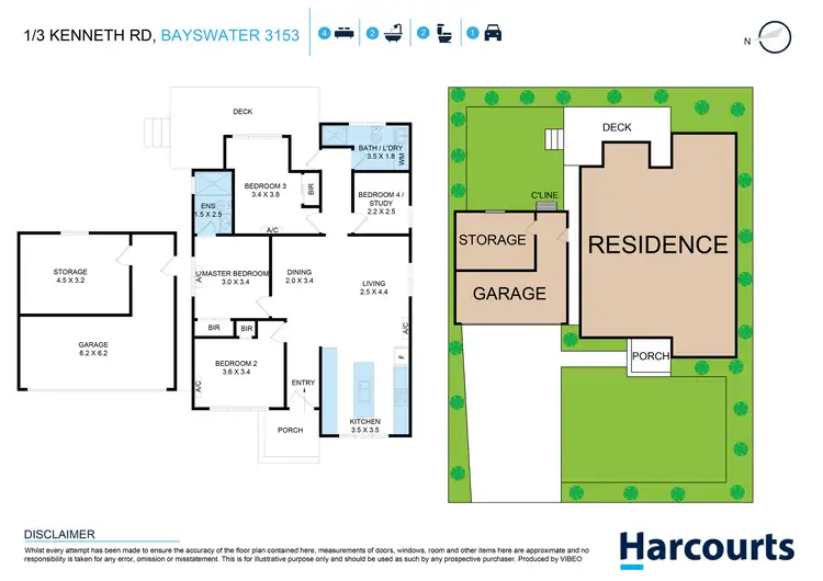 Floorplan of Homely house listing, 1/3 Kenneth Road, Bayswater VIC 3153