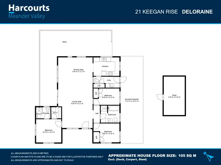 Floorplan of Homely house listing, 21 Keegan Rise, Deloraine TAS 7304