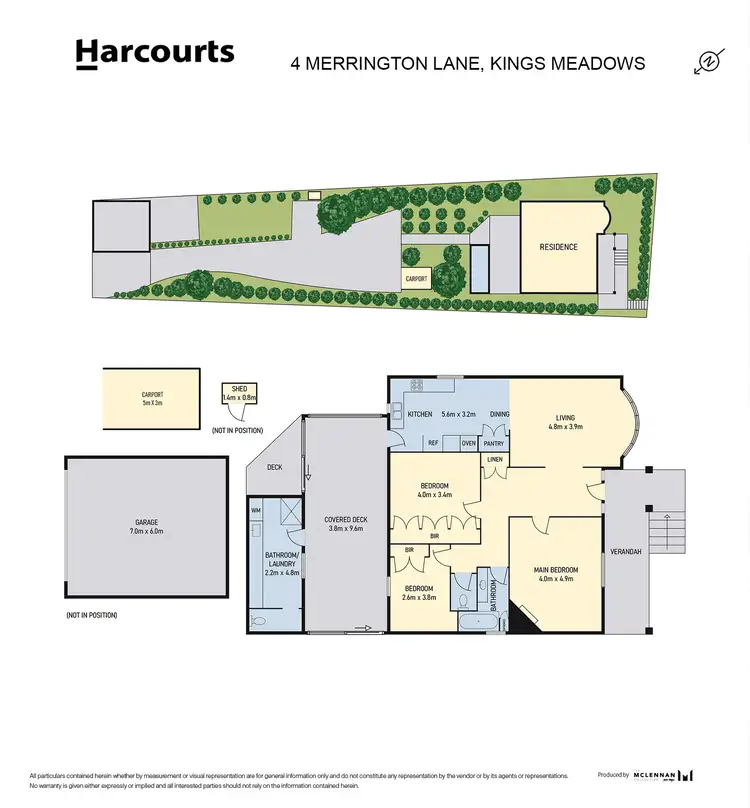 Floorplan of Homely house listing, 4 Merrington Lane, Kings Meadows TAS 7249