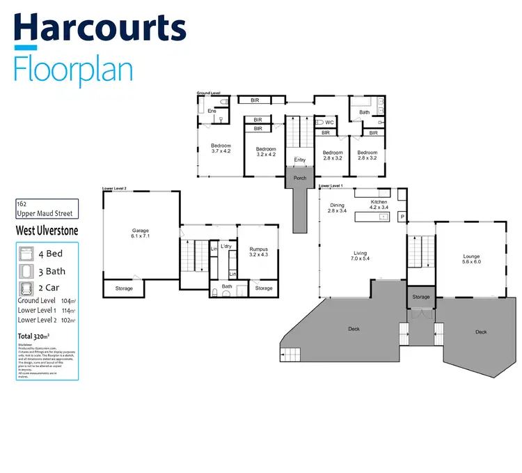 Floorplan of Homely house listing, 162 Upper Maud Street, West Ulverstone TAS 7315