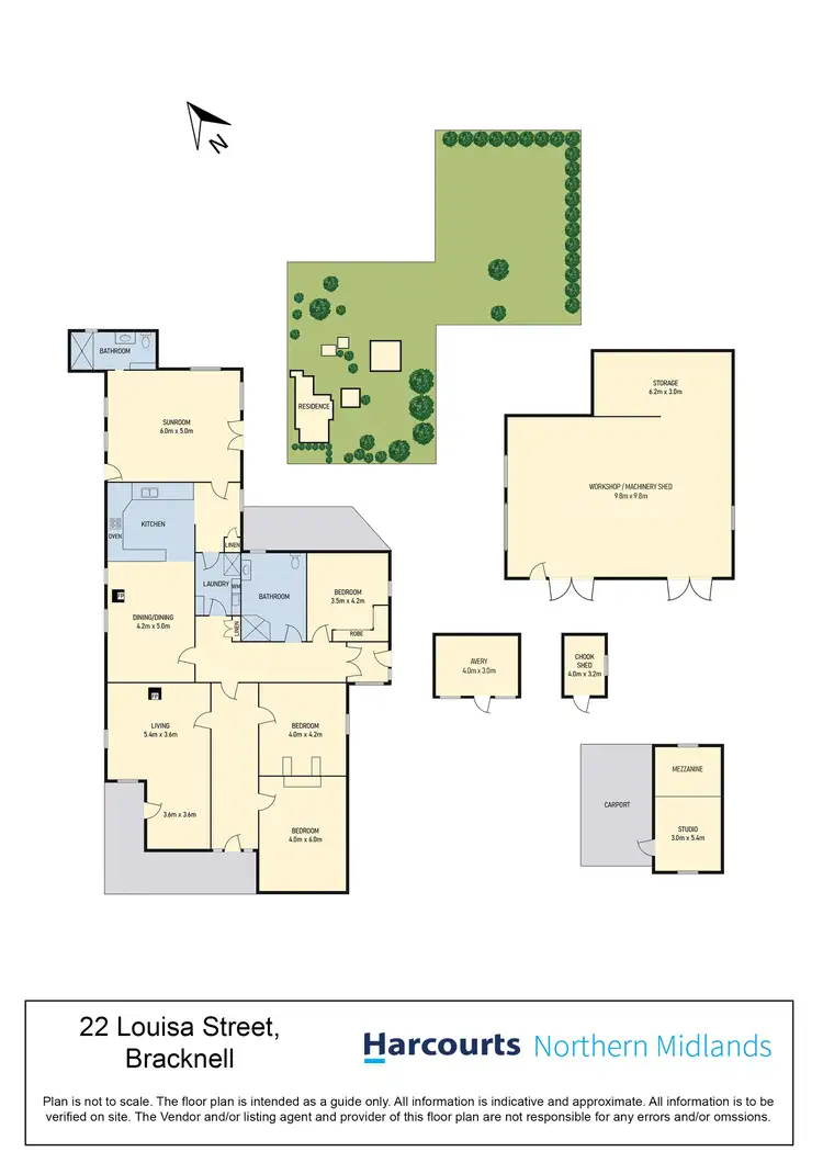 Floorplan of Homely house listing, 22 Louisa Street, Bracknell TAS 7302