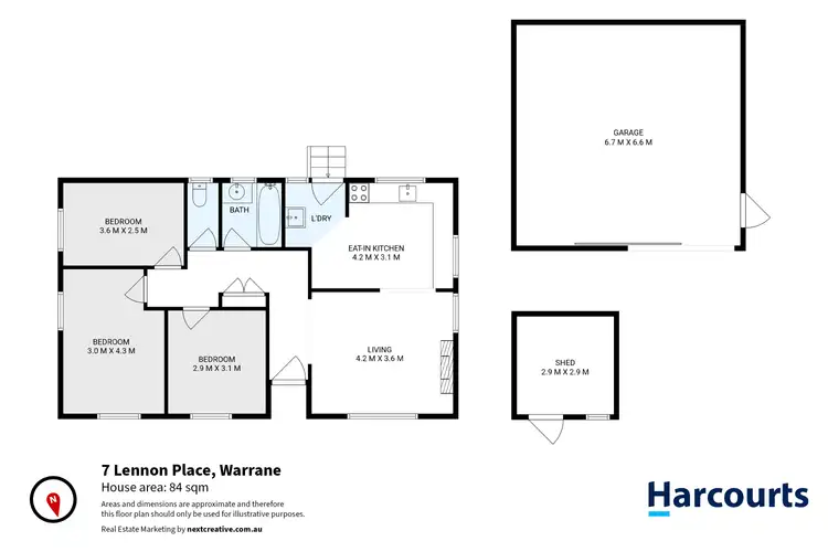 Floorplan of Homely house listing, 7 Lennon Place, Warrane TAS 7018