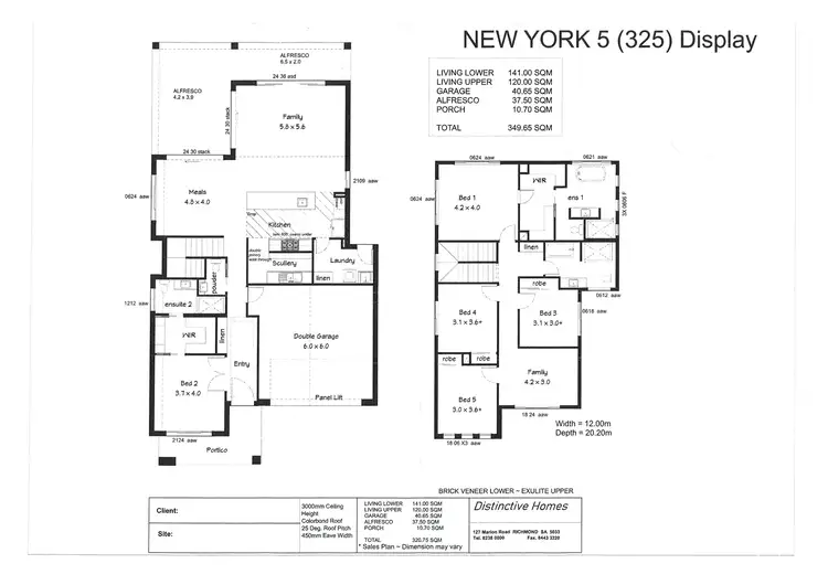 Floorplan of Homely house listing, 22 Saverio Boulevard, Angle Vale SA 5117