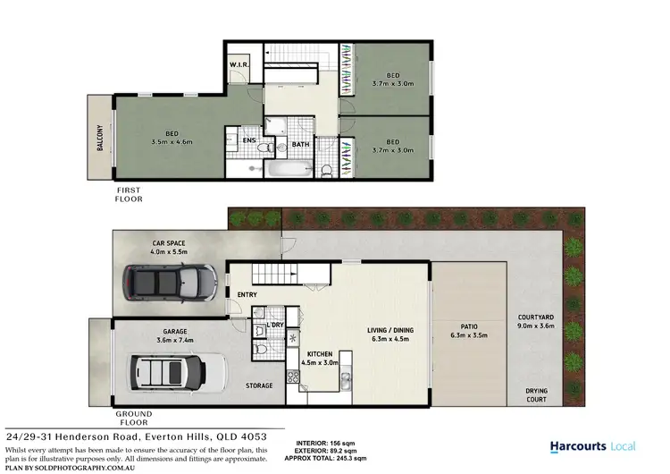 Floorplan of Homely townhouse listing, 24/29 Henderson Road, Everton Hills QLD 4053