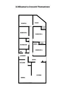 Floorplan of Homely house listing, 31 Winamurra Crescent, Thomastown VIC 3074