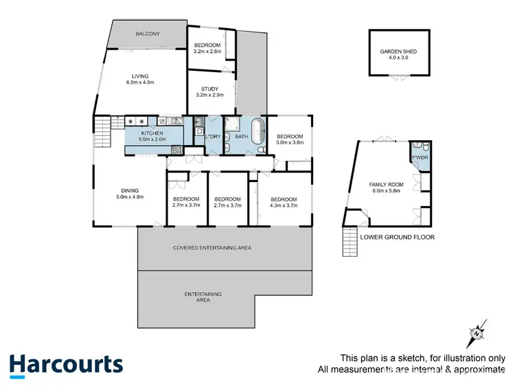 Floorplan of Homely house listing, 3 Diamond Drive, Blackmans Bay TAS 7052