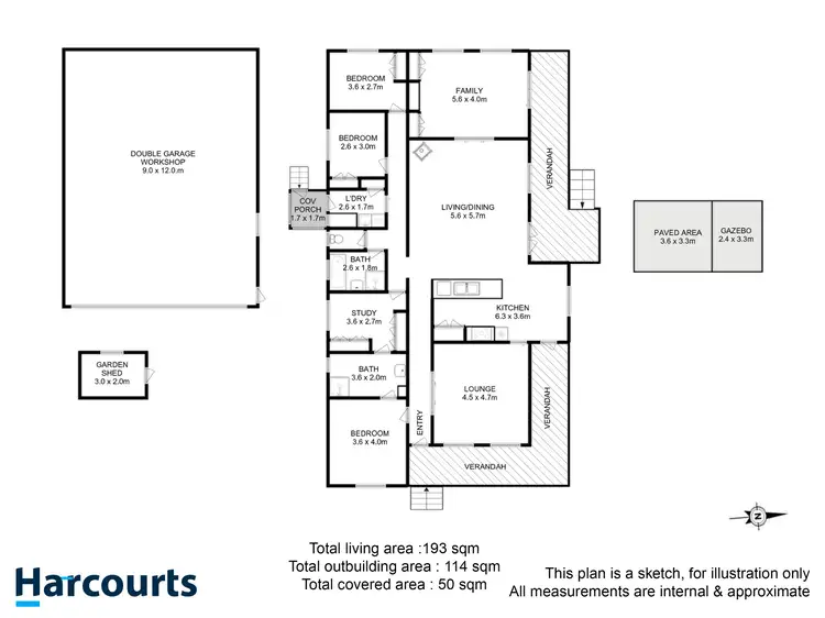 Floorplan of Homely house listing, 7 Glovers Road, Deep Bay TAS 7112