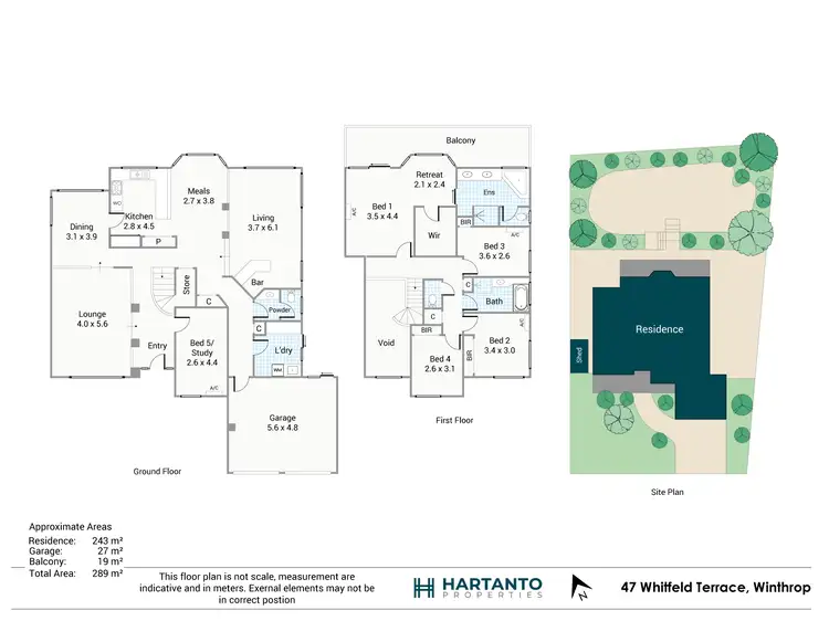 Floorplan of Homely house listing, 47 Whitfeld Terrace, Winthrop WA 6150
