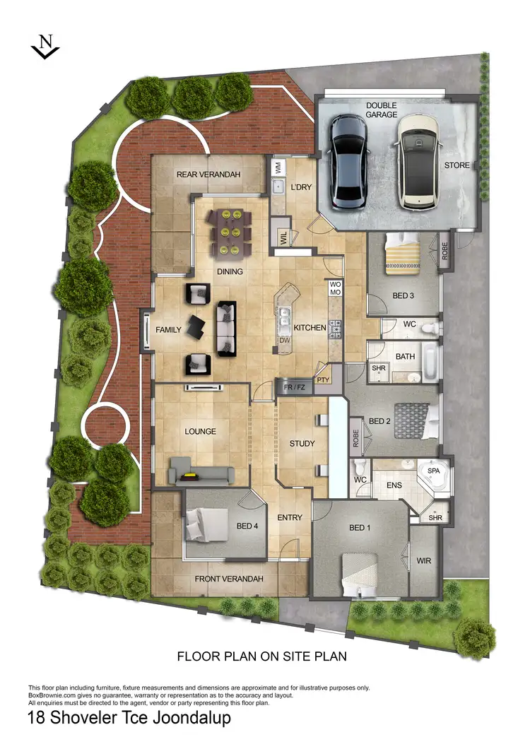 Floorplan of Homely house listing, 18 Shoveler Terrace, Joondalup WA 6027