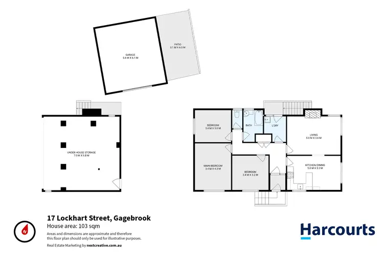 Floorplan of Homely house listing, 17 Lockhart Street, Gagebrook TAS 7030