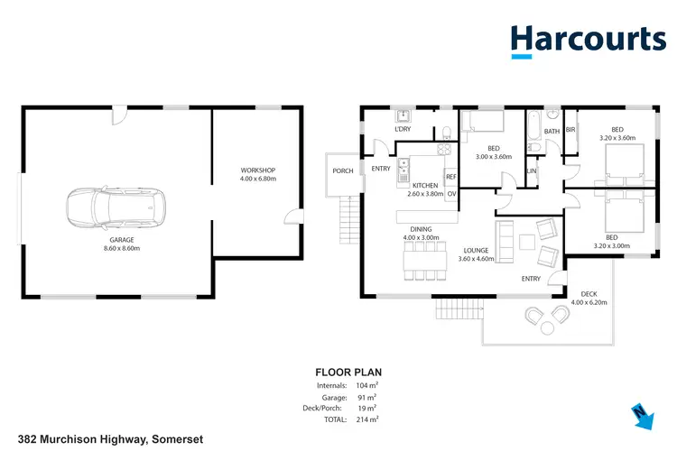 Floorplan of Homely house listing, 382 Murchison Highway, Somerset TAS 7322
