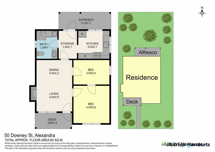 Floorplan of Homely house listing, 50 Downey Street, Alexandra VIC 3714