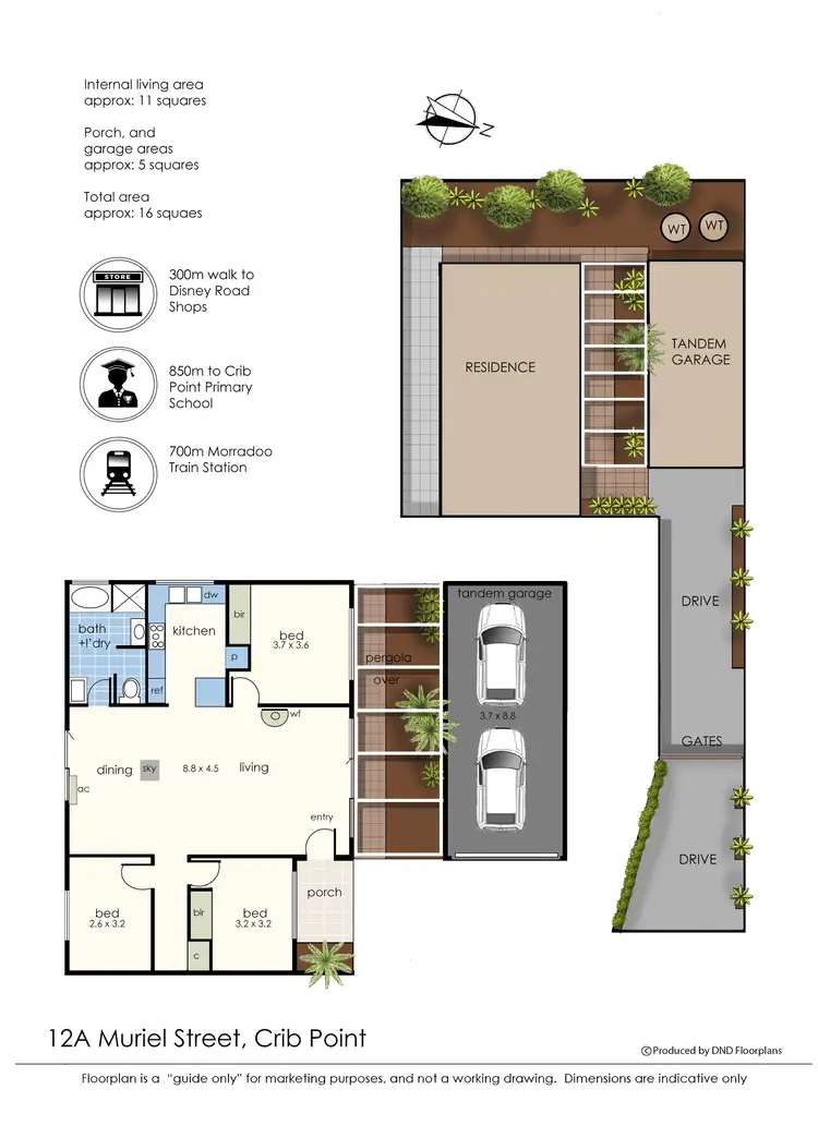 Floorplan of Homely house listing, 12A Muriel Street, Crib Point VIC 3919