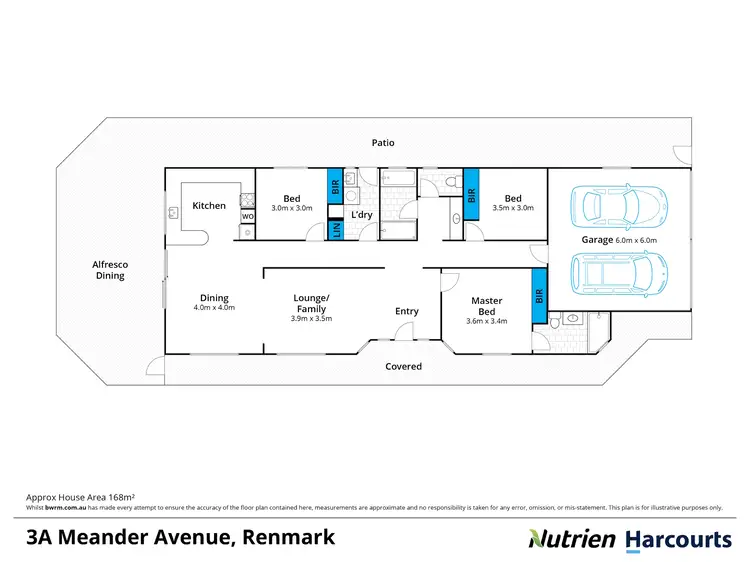 Floorplan of Homely house listing, 3A Meander Avenue, Renmark SA 5341