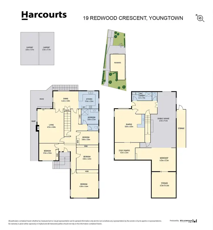 Floorplan of Homely house listing, 19 Redwood Crescent, Youngtown TAS 7249