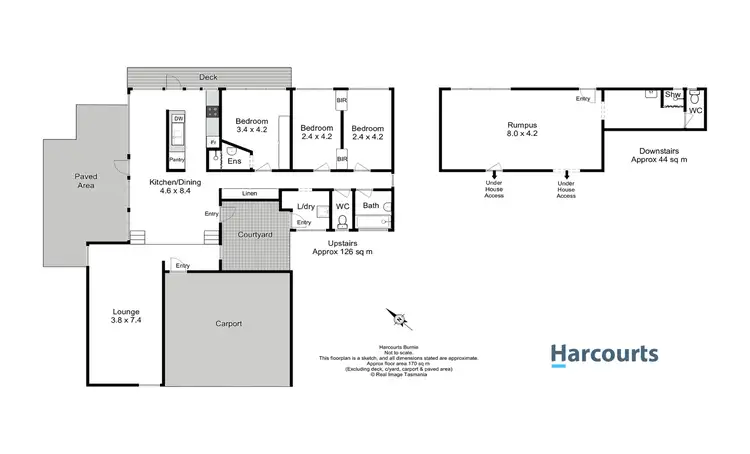Floorplan of Homely house listing, 6 Chalk Avenue, Park Grove TAS 7320