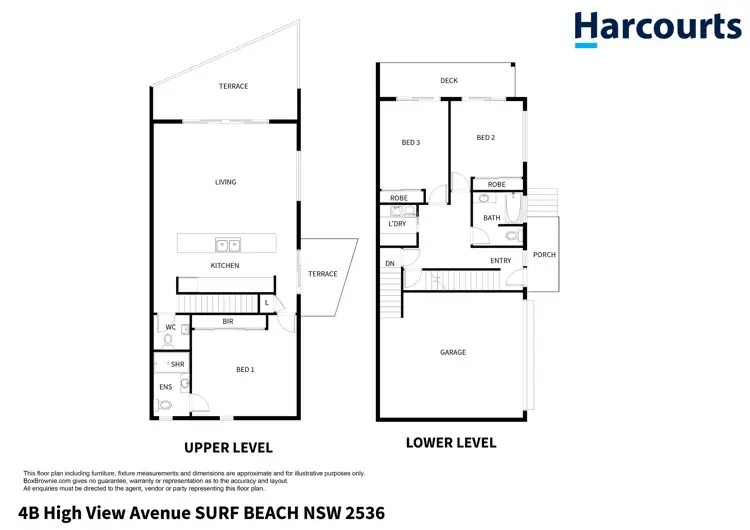 Floorplan of Homely house listing, 4B High View Avenue, Surf Beach NSW 2536