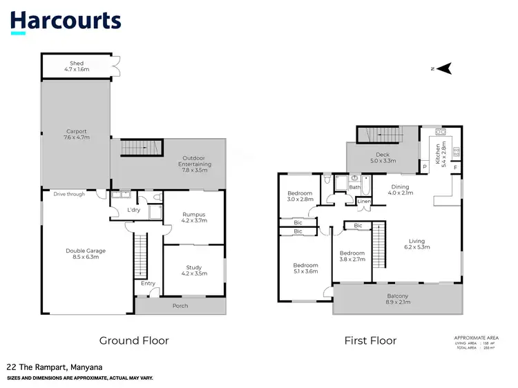 Floorplan of Homely house listing, 22 The Rampart, Manyana NSW 2539