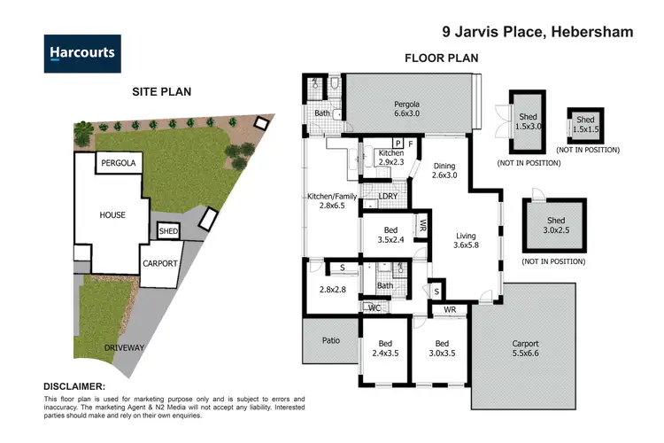 Floorplan of Homely house listing, 9 Jarvis Place, Hebersham NSW 2770