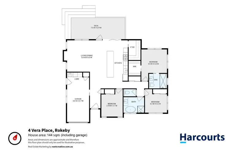 Floorplan of Homely house listing, 4 Vera Place, Rokeby TAS 7019