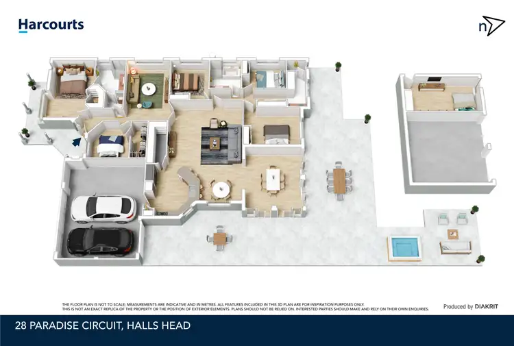 Floorplan of Homely house listing, 28 Paradise Circuit, Halls Head WA 6210