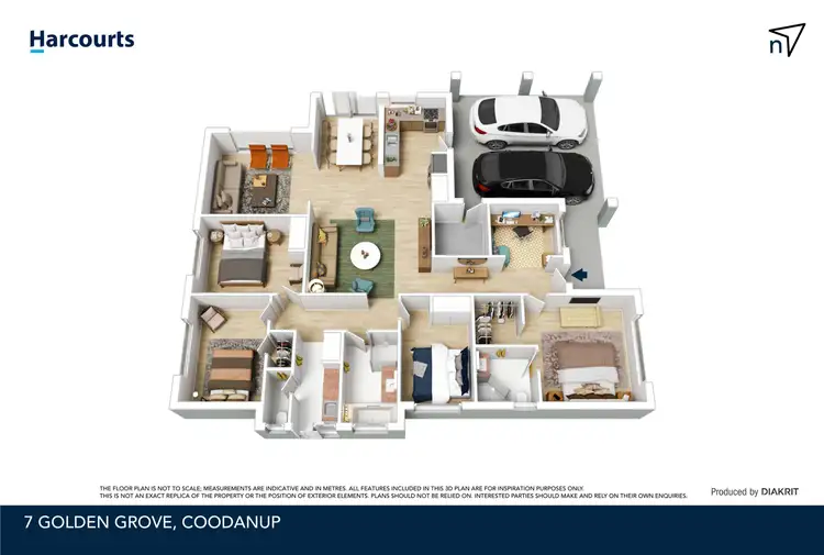 Floorplan of Homely house listing, 7 Golden Grove, Coodanup WA 6210
