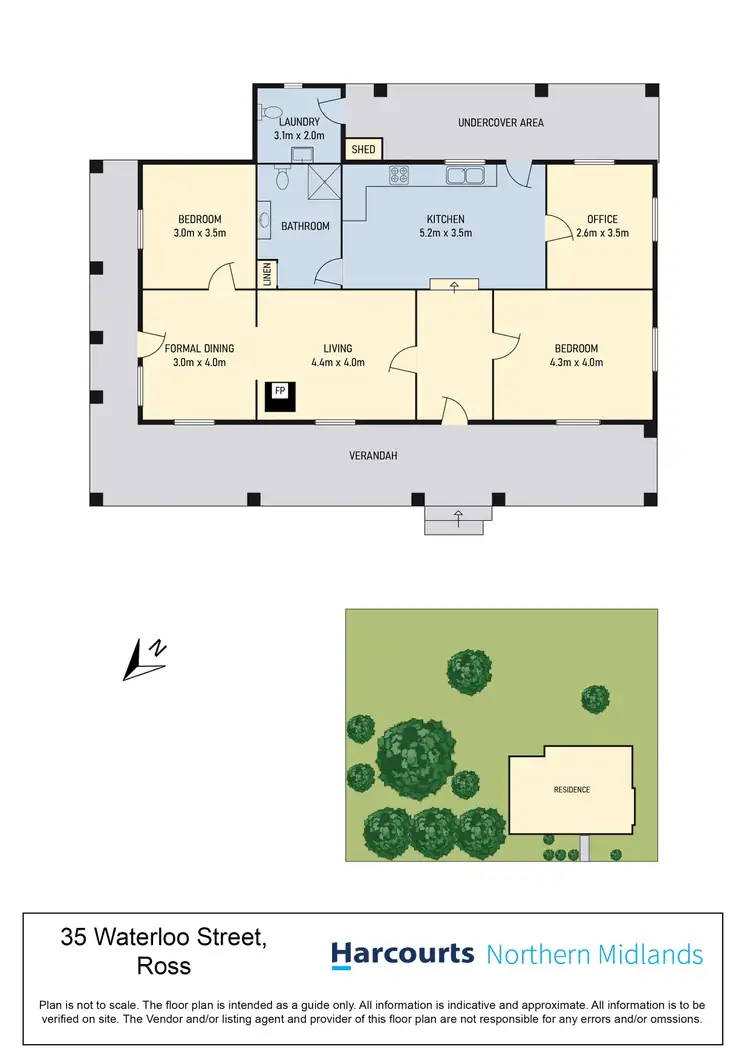 Floorplan of Homely house listing, 35 Waterloo Street, Ross TAS 7209