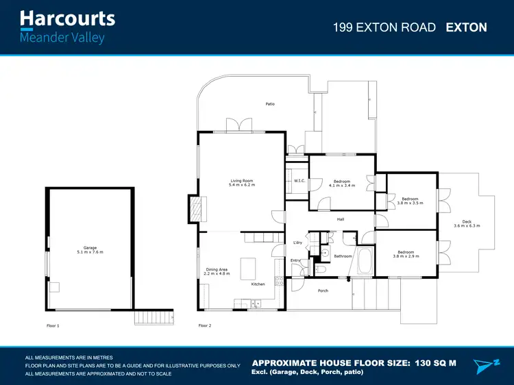 Floorplan of Homely house listing, 199 Exton Road, Exton TAS 7303