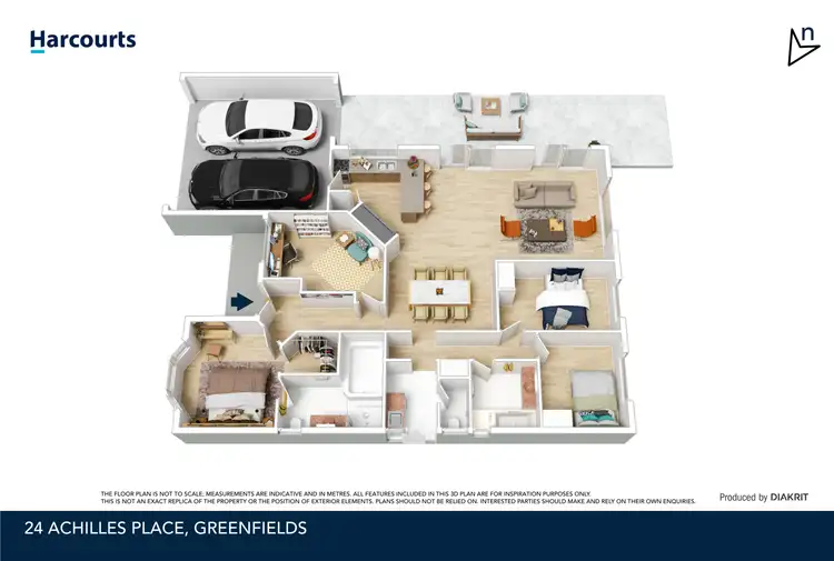 Floorplan of Homely house listing, 24 Achilles Place, Greenfields WA 6210
