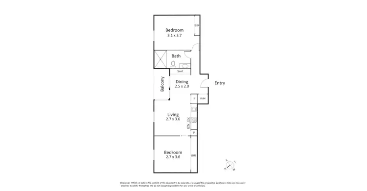 Floorplan of Homely apartment listing, 1803/81 A'Beckett Street, Melbourne VIC 3000