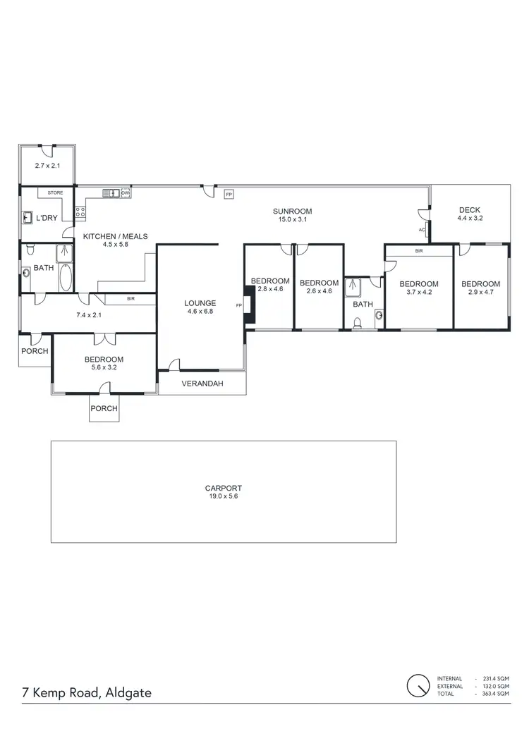 Floorplan of Homely house listing, 7 Kemp Road, Aldgate SA 5154