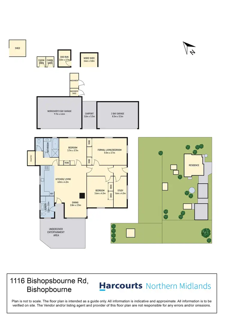 Floorplan of Homely house listing, 1116 Bishopsbourne Road, Bishopsbourne TAS 7301