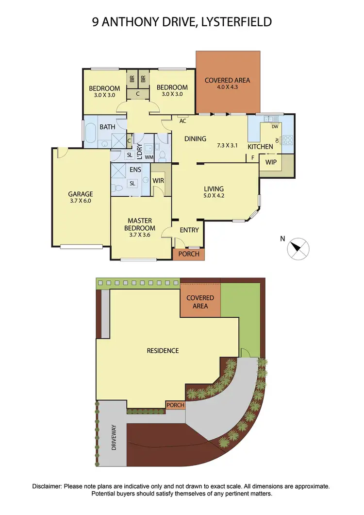 Floorplan of Homely house listing, 9 Anthony Drive, Lysterfield VIC 3156