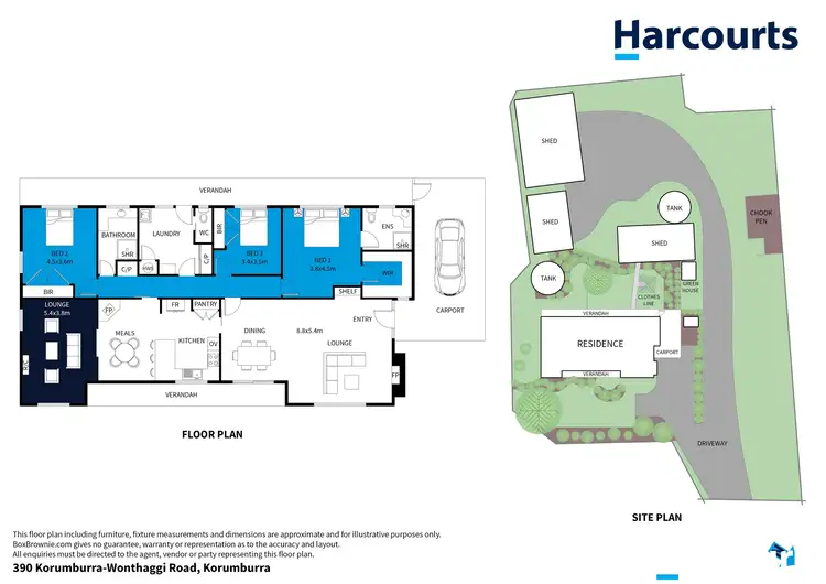 Floorplan of Homely rural property listing, 390 Korumburra-Wonthaggi Road, Korumburra VIC 3950