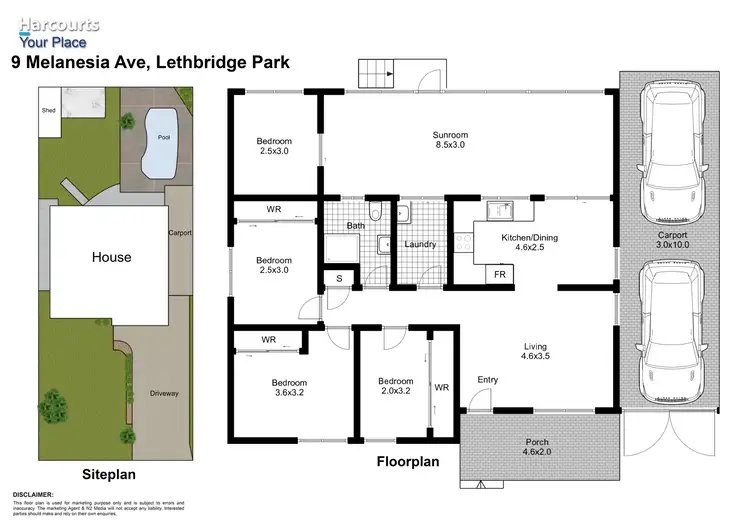 Floorplan of Homely house listing, 9 Melanesia Avenue, Lethbridge Park NSW 2770
